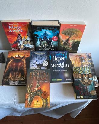 Lotto 9 libri fantasy autori vari