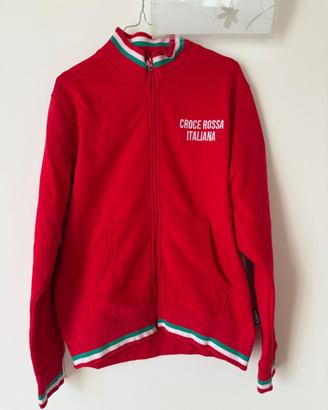 Felpa croce rossa