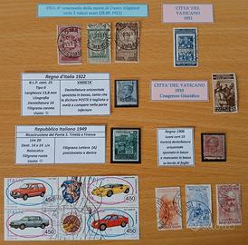 Francobolli area italiana