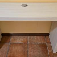 CONSOLLE SCRIVANIA IN LEGNO COLORE BIANCO NUOVA