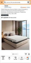 Materasso Memory Foam 120x200 nuovo