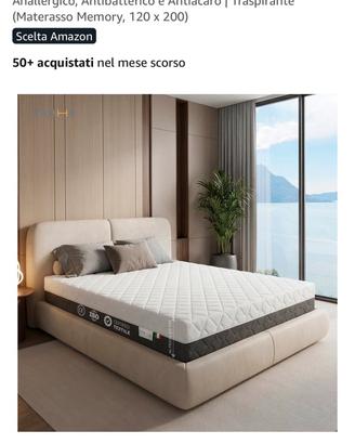 Materasso Memory Foam 120x200 nuovo