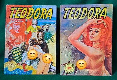 Fumetti erotici rari  Teodora nn. 32 e 50 -  1971