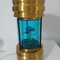 Lampada da Tavolo a Fibre Ottiche Anni 70 Arredo M