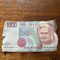 Banconota mille lire maria montessori