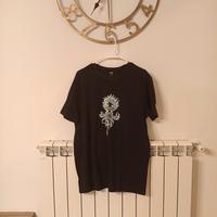 t-shirt manica corta taglia L uomo con stampa 