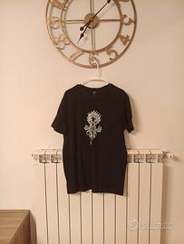 t-shirt manica corta taglia L uomo con stampa 