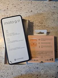 Telefono Motorola Moto g 17  e cuffie moto buds