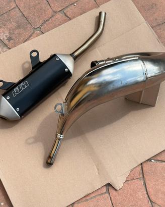 Scarico completo o separato KTM Sx 125 2023 2024