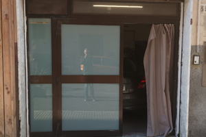 Posto auto con passo carrabile