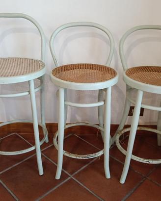 3 SGABELLI DA BAR VINTAGE