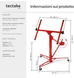 Alzalastre per cartongesso 