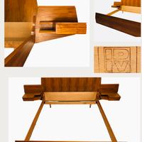 Letto matrimoniale design Danese Vintage Anni 60