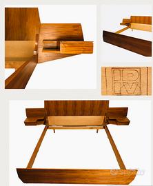Letto matrimoniale design Danese Vintage Anni 60