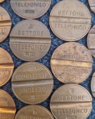 Lotto 15 gettoni telefonici d'epoca (1968-1980)