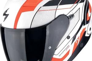 CASCO HELMET MOTO JET FIBRA 22.06 SCORPION EXO Z1