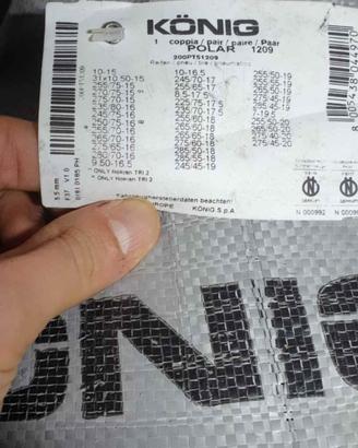 Catene neve Konig Polar 1209 filo 5,5cm per Jeep 