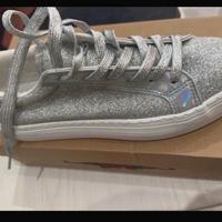 Sneakers donna glitter 38 platform