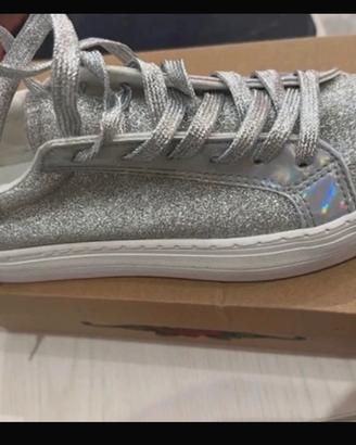 Sneakers donna glitter 38 platform