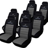 Coprisedili auto/furgone grigio e nero