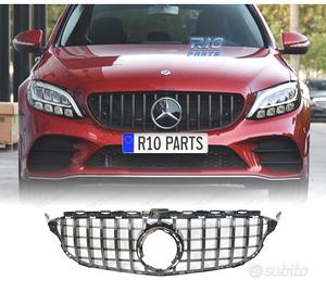 GRIGLIA MERCEDES W205 14-18 AMG GT NERO LUCIDO CRO