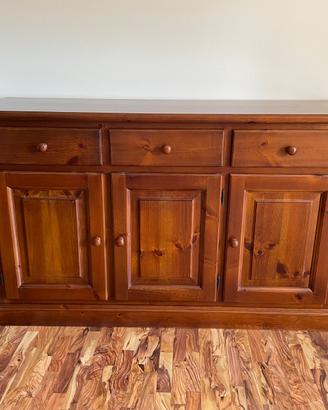 Credenza in legno massello+credenza ad angolo