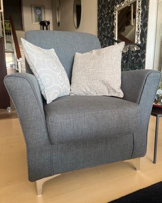 Poltrona comfort grigia