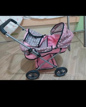 passeggino con bambola cry barbies