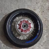 Cerchio Anteriore Motard Excel Gomma e Disco Nuovi