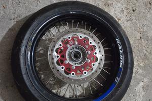 Cerchio Anteriore Motard Excel Gomma e Disco Nuovi