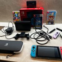 Nintendo Switch 1 + giochi e accessori