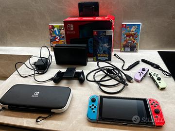 Nintendo Switch 1 + giochi e accessori