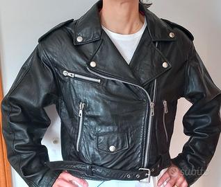 Chiodo vera pelle donna