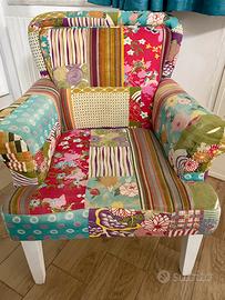 Poltrona patchwork