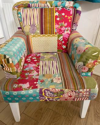 Poltrona patchwork