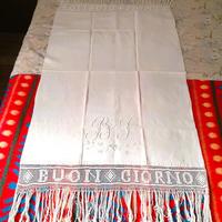 Asciugamano da corredo nuziale, 1920