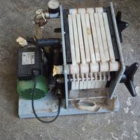 pompa per travaso vino olio con filtro 