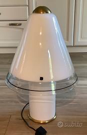 Lampada da tavola i3 a fungo murano anni 70 design