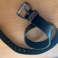 Cintura replay in pelle nera