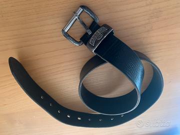 Cintura replay in pelle nera