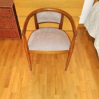 sedia d'epoca di fine '800 restaurata vintage 