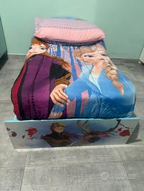 Letto Frozen completo materasso + piumino