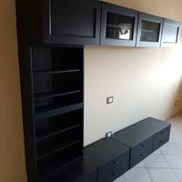 Parete attrezzata IKEA BESTÅ Marrone /Nero