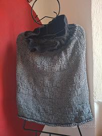 poncho lana