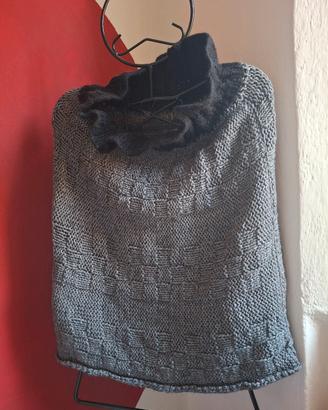 poncho lana