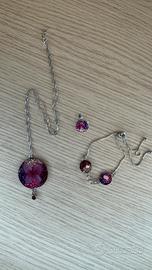 Parure fatta a mano in resina