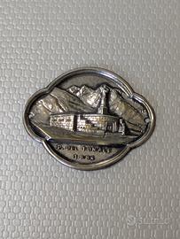 distintivo da bastone di montagna vintage 