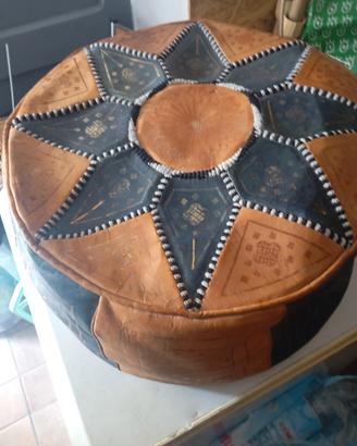 cuscino in pelle orientale 