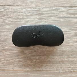 Ray-Ban astuccio rigido nero originale NUOVO