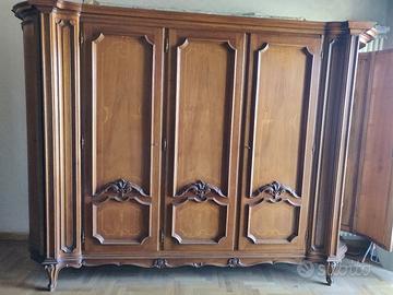 Armadio in legno massello vintage 5 ante